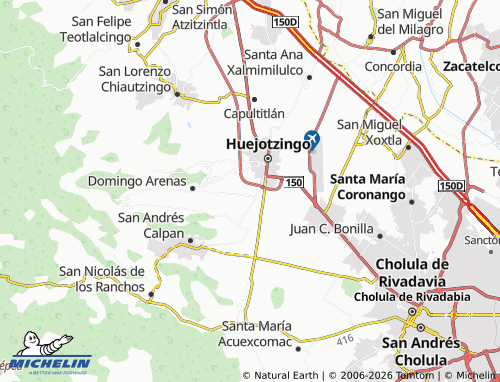 Kaart MICHELIN Valle de San Miguel - ViaMichelin