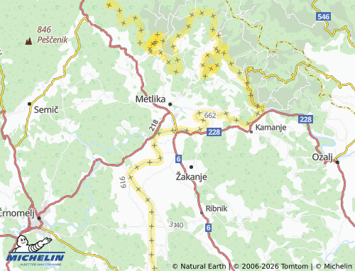 Mapa MICHELIN Bubnjarački Brod - ViaMichelin