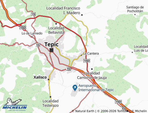 Mapa MICHELIN Puerta Jardín - ViaMichelin