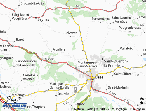 MICHELIN-Landkarte Saint-Médiers - ViaMichelin