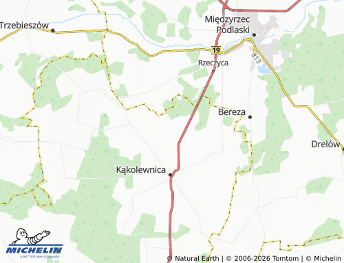 Carte MICHELIN Grabowiec - ViaMichelin