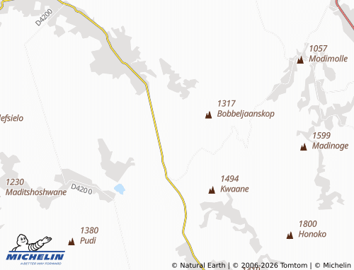 MICHELIN-Landkarte Manoge - ViaMichelin