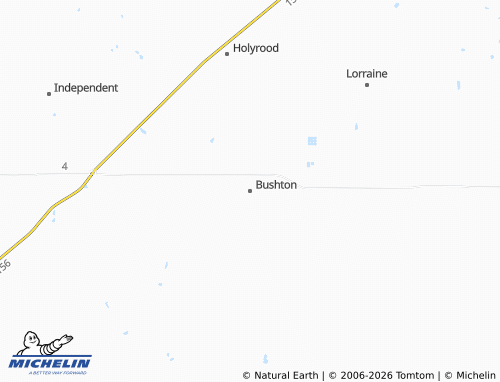 Mappa MICHELIN Bushton - ViaMichelin