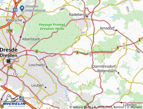 MICHELIN Weißig map - ViaMichelin