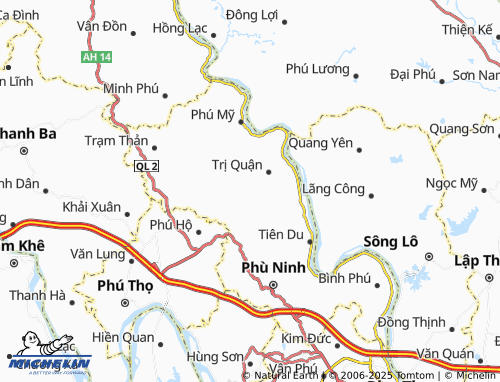 MICHELIN Bảo Thanh map - ViaMichelin