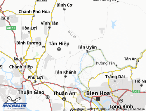 Mapa MICHELIN Khánh Bình - ViaMichelin