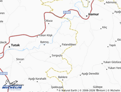 MICHELIN Palandöken map - ViaMichelin