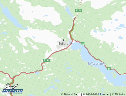 MICHELIN Nordgarden map - ViaMichelin