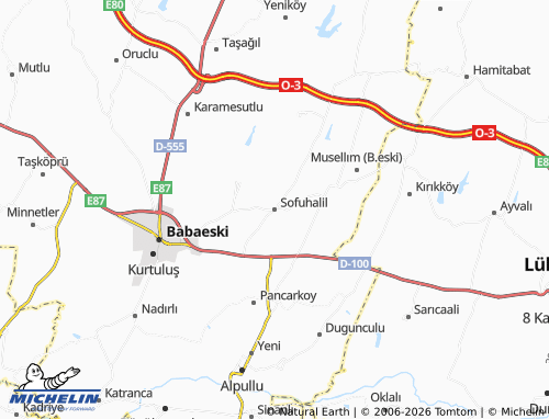 MICHELIN-Landkarte Sofuhalil - ViaMichelin