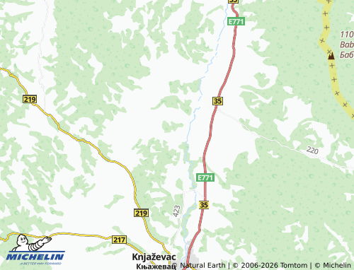 Mapa MICHELIN Debelica - ViaMichelin