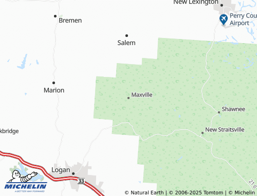 MICHELIN Maxville map - ViaMichelin