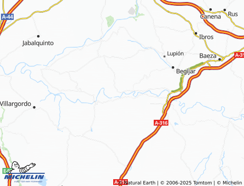 Carte MICHELIN Posadas Ricas - ViaMichelin