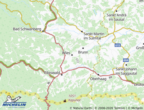 MICHELIN Wies map - ViaMichelin