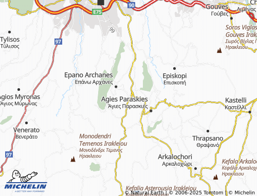 MICHELIN Katalagari map - ViaMichelin