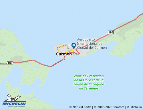 MICHELIN Miguel de la Madrid map - ViaMichelin