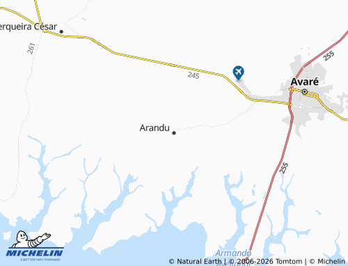 Mapa MICHELIN Arandu - ViaMichelin
