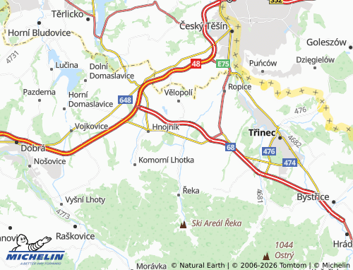 Mappa MICHELIN Střítež - ViaMichelin