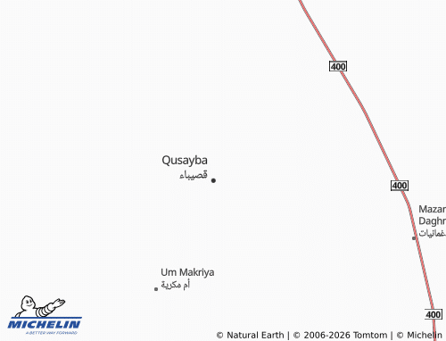 MICHELIN-Landkarte al-Wuroud - ViaMichelin
