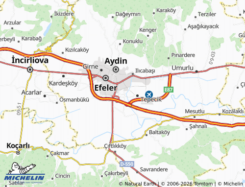 Mappa MICHELIN Çeştepe - ViaMichelin