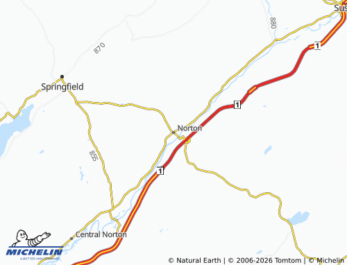 Mapa MICHELIN Norton - ViaMichelin