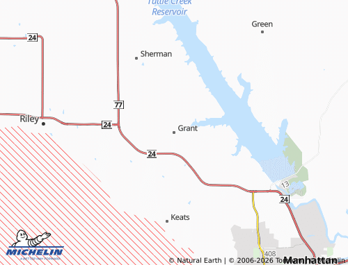 Mappa MICHELIN Grant - ViaMichelin