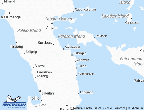 MICHELIN Cabugao map - ViaMichelin