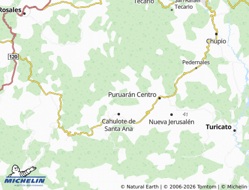 MICHELIN Pinal Grande map - ViaMichelin