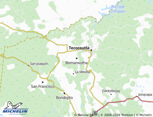 MICHELIN Bomanxotha map - ViaMichelin