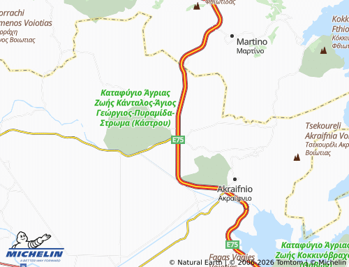 MICHELIN Kastro map - ViaMichelin