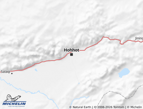Mapa MICHELIN Nèiménggǔ - ViaMichelin