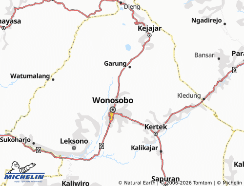 Carte MICHELIN Mojotengah - ViaMichelin