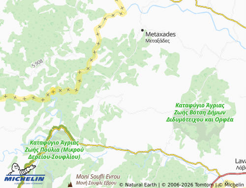Carte MICHELIN Korymvos - ViaMichelin