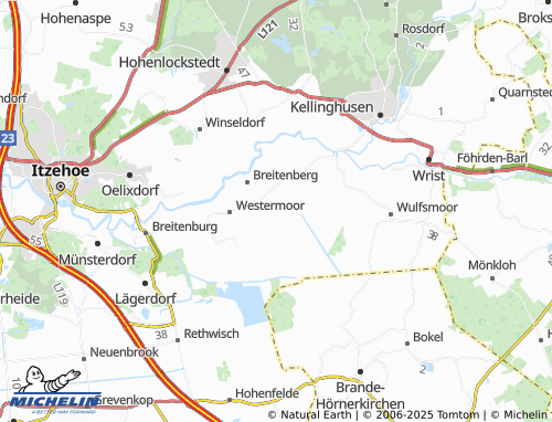 MICHELIN-Landkarte Moordiek - ViaMichelin