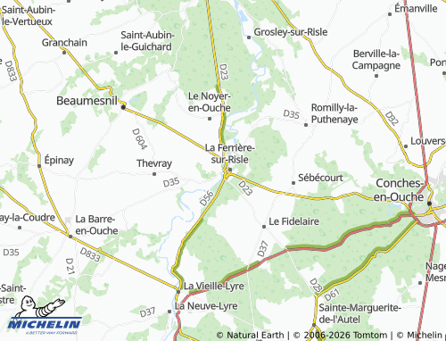 Mapa MICHELIN Ajou - ViaMichelin