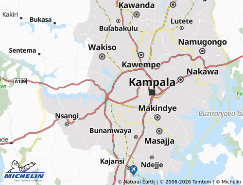 Mappa MICHELIN Lugala - ViaMichelin