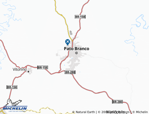 MICHELIN Santa Terezinha map - ViaMichelin