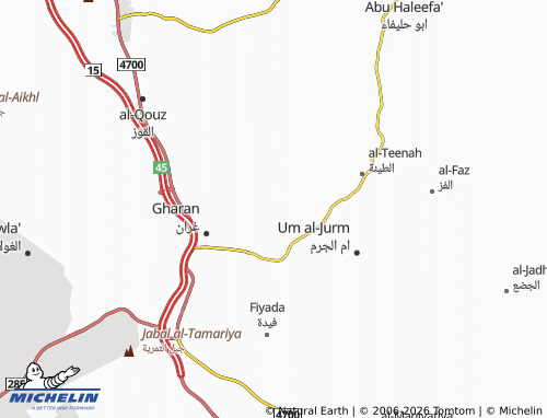 MICHELIN-Landkarte al-Rabwah - ViaMichelin