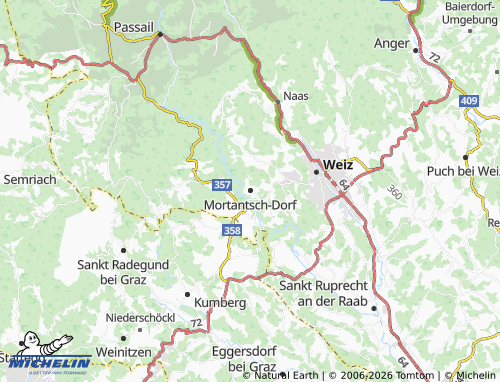 Mappa MICHELIN Mortantsch-Dorf - ViaMichelin