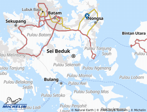 Mapa MICHELIN Sei Beduk - ViaMichelin