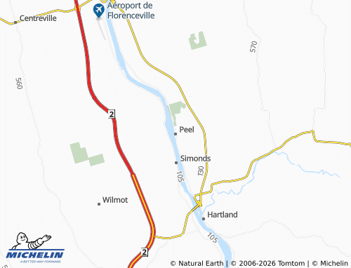 Mapa MICHELIN Peel - ViaMichelin