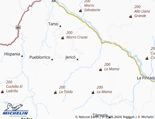Carte MICHELIN Jericó - ViaMichelin