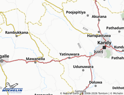 Mappa MICHELIN Doluwa West - ViaMichelin
