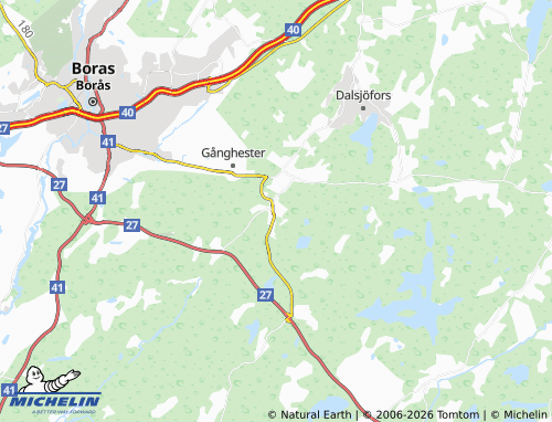 Carte MICHELIN Målsryd - ViaMichelin