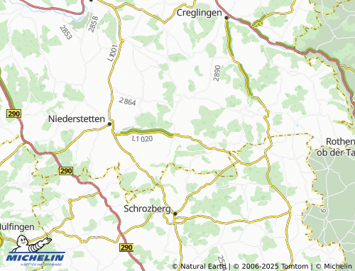 MICHELIN Wildentierbach map - ViaMichelin