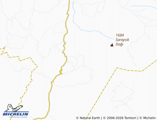 MICHELIN-Landkarte Dağbelören - ViaMichelin