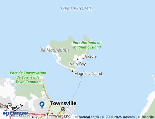 MICHELIN Nelly Bay map - ViaMichelin