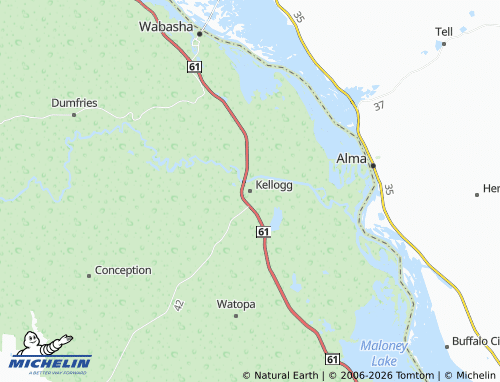 Carte MICHELIN Kellogg - ViaMichelin