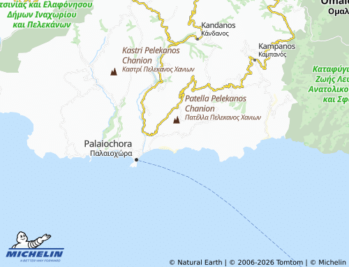 MICHELIN Anydroi map - ViaMichelin