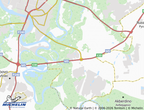 MICHELIN-Landkarte Zhilino - ViaMichelin