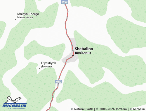 MICHELIN-Landkarte Shebalino - ViaMichelin